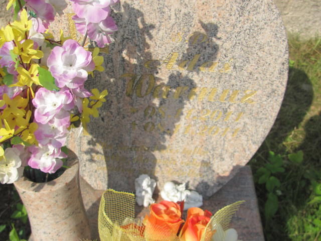 Adam Warmuz 2011 Myszków - Grobonet - Wyszukiwarka osób pochowanych