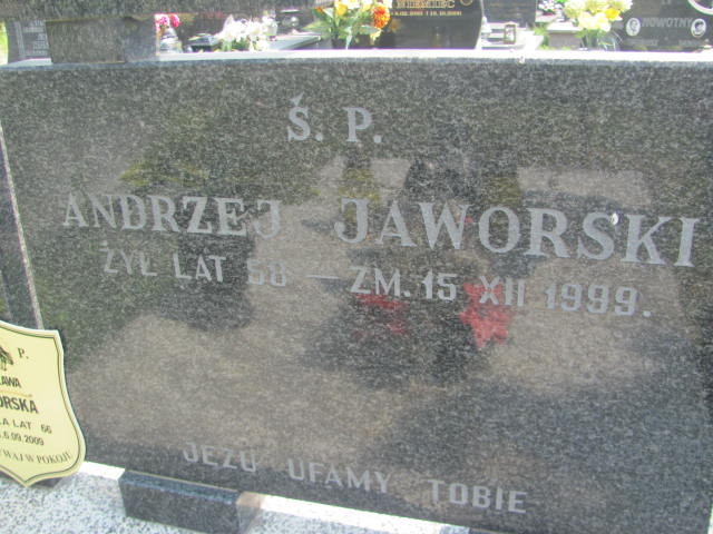 Andrzej Jaworski Myszków - Grobonet - Wyszukiwarka osób pochowanych