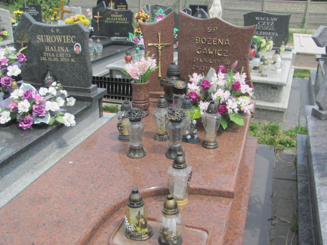Grób Bożena Gawicz