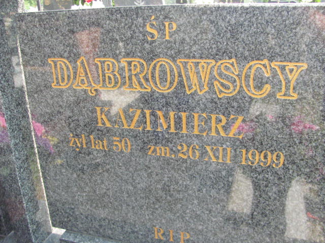 Kazimierz Dąbrowski 1949 Myszków - Grobonet - Wyszukiwarka osób pochowanych
