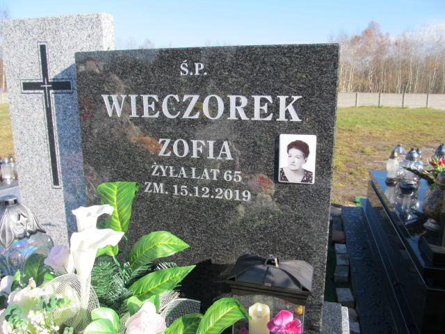 Zofia Wieczorek 1954 Myszków - Grobonet - Wyszukiwarka osób pochowanych