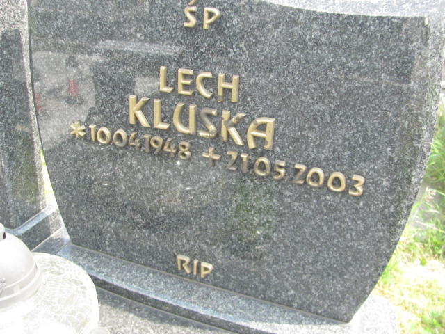 Lech Kluska 1948 Myszków - Grobonet - Wyszukiwarka osób pochowanych